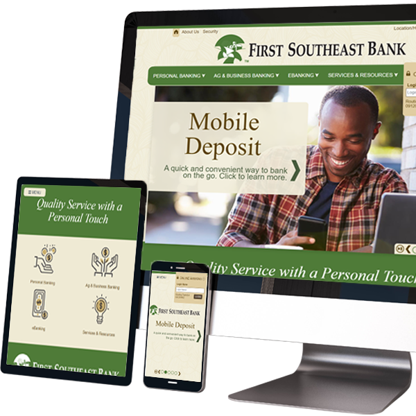 Financial Web Design Illustration