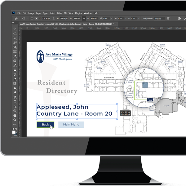 Senior living Design illustration