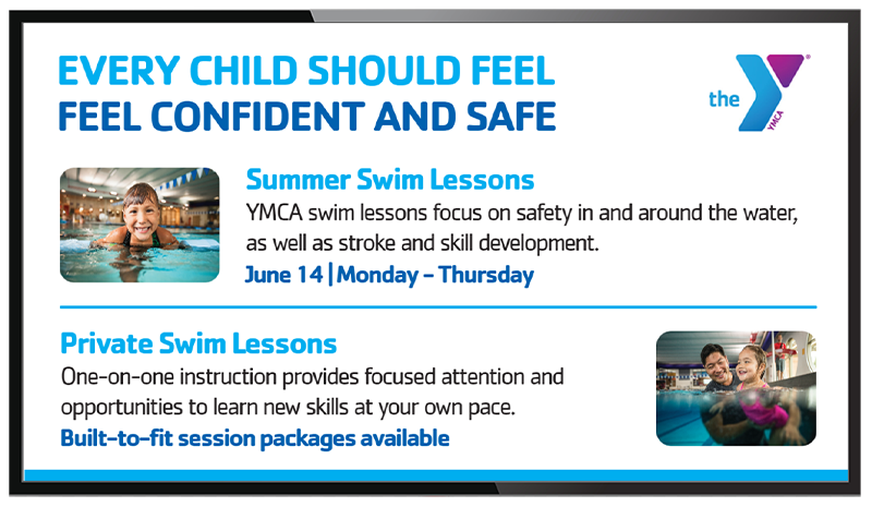 Fitness Digital Signage illustration