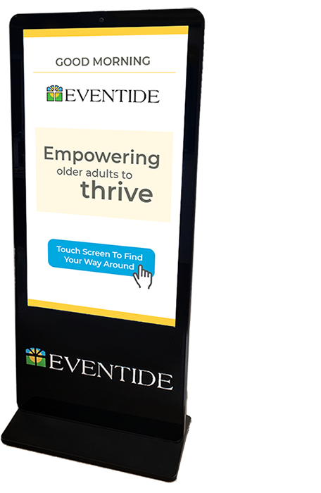 Senior living Digital Signage illustration