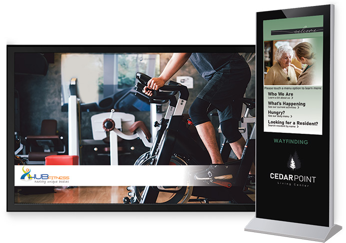 Digital Signage Illustration