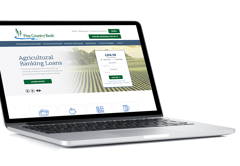 Financial Website Illustration