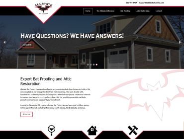 Allstate Bat Control Website