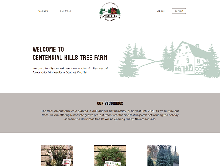 Centennial Hills Farm Website